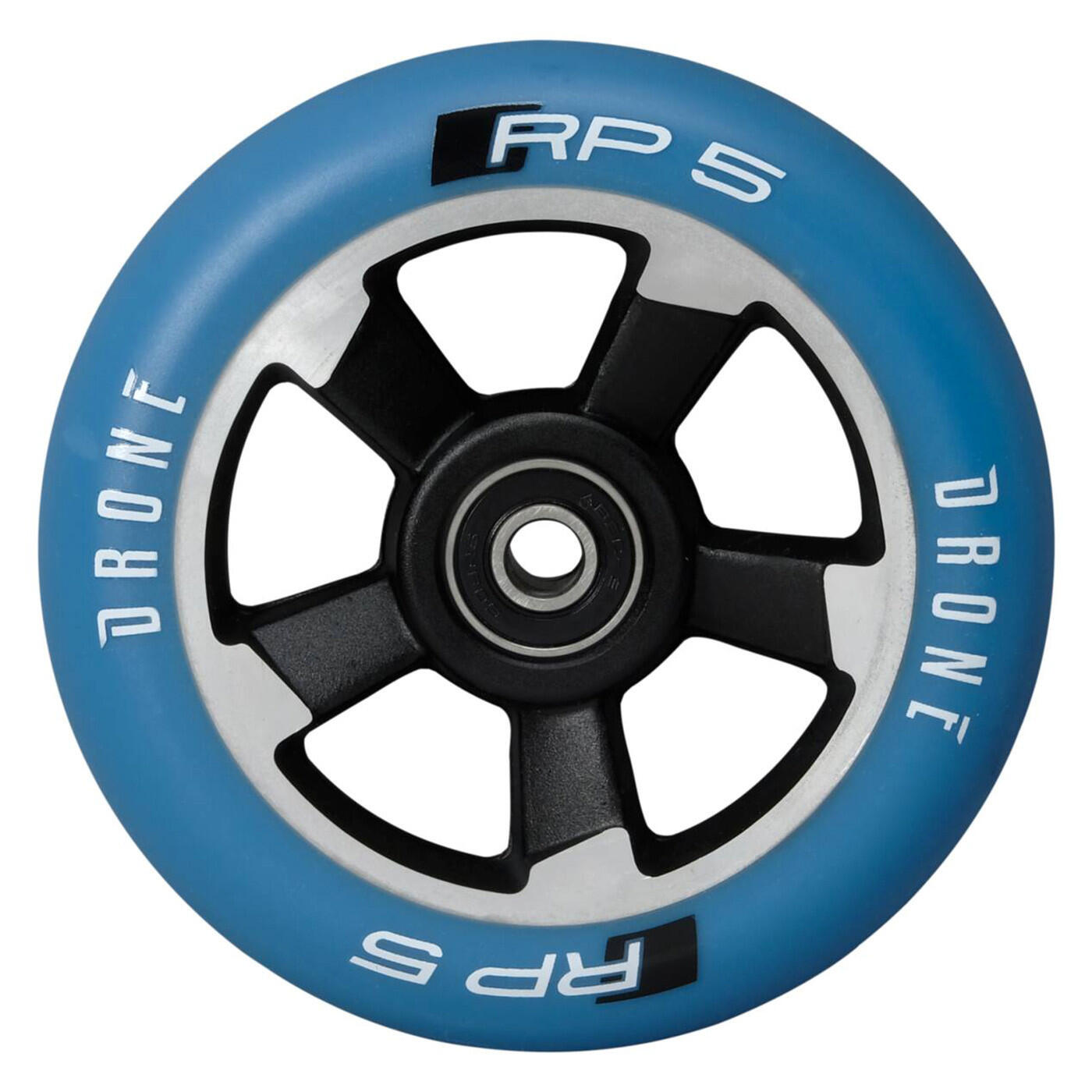 DRONE Drone RP5 Roda Trotinete Freestyle - 110mm - Black/Pastel Blue