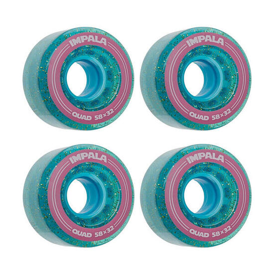 IMPALA SKATE Roue Quad Holographic Glitter [x4]