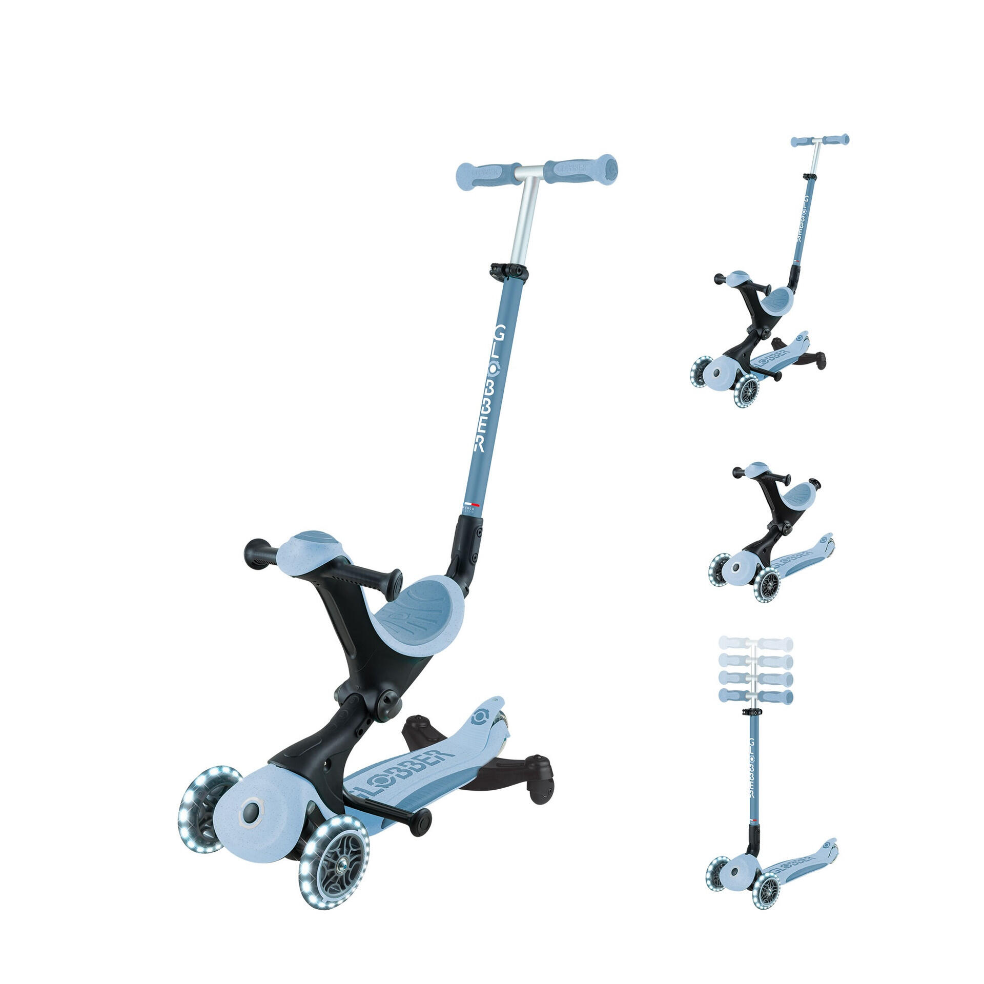 Trottinette évolutive GO-UP DELUXE LIGHTS 360 ESSENTIAL - Bleu ciel 6/14