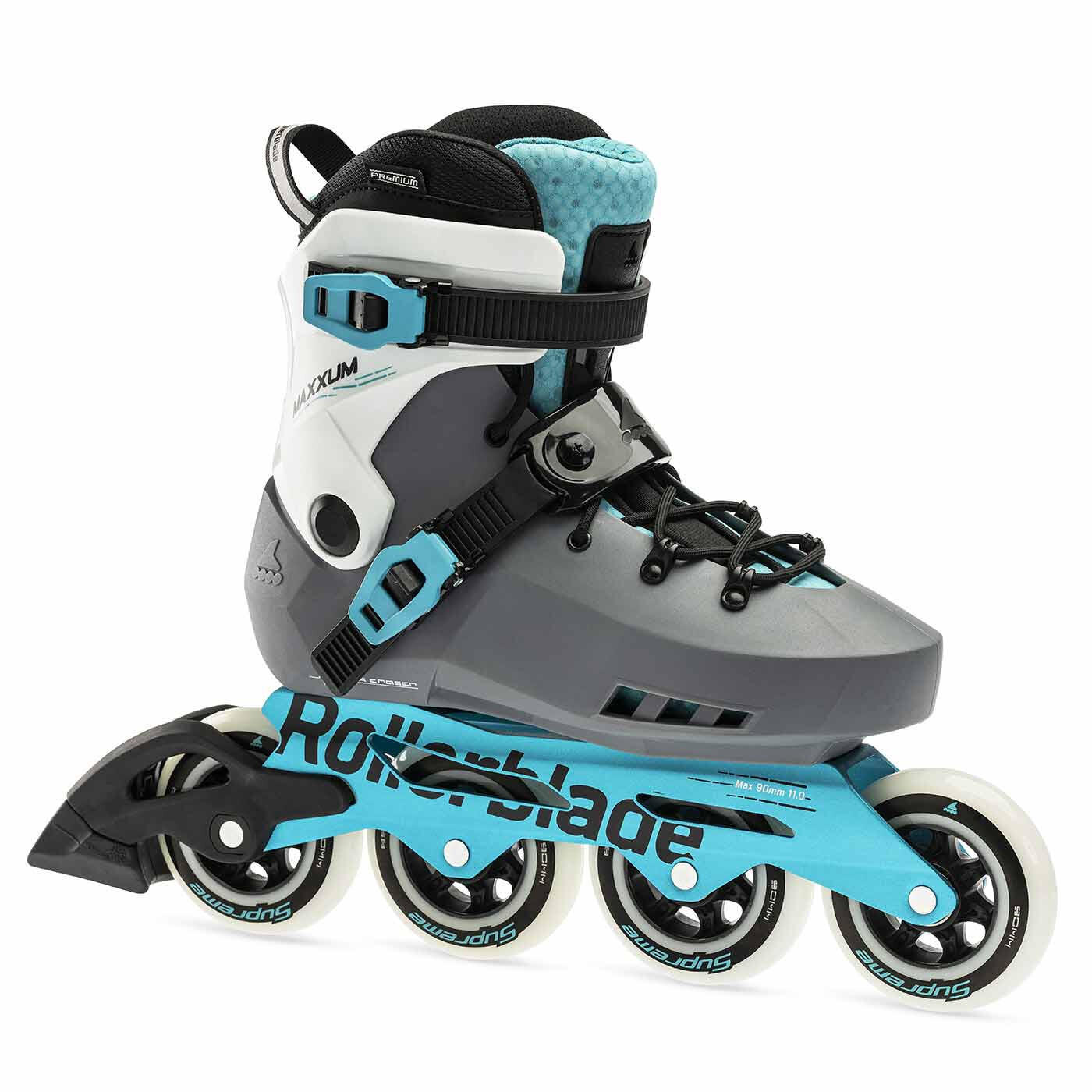 Damskie łyżworolki Rollerblade Maxxum XT 90 Black / Red