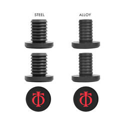 OATH Poignées BERMUDA 165mm Rouge Noir [x2]