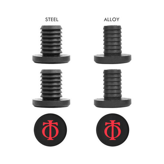 OATH Poignées BERMUDA 165mm Rouge Noir [x2]