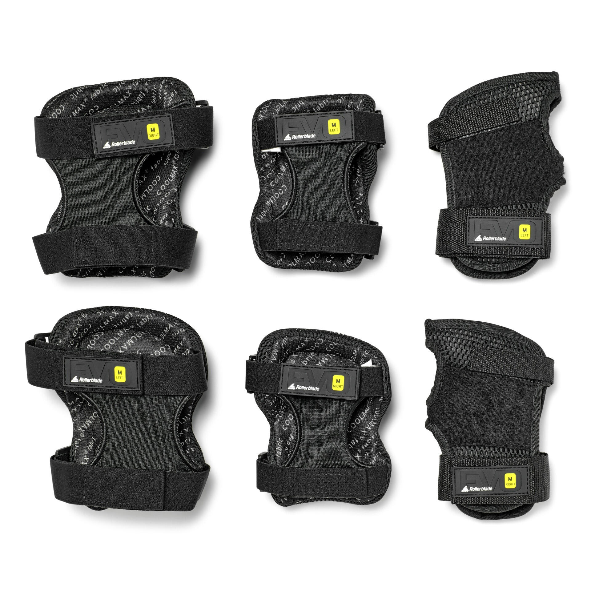 ROLLERBLADE Pack 3 protections Evo Pro Gear Noir- Taille M 6/6