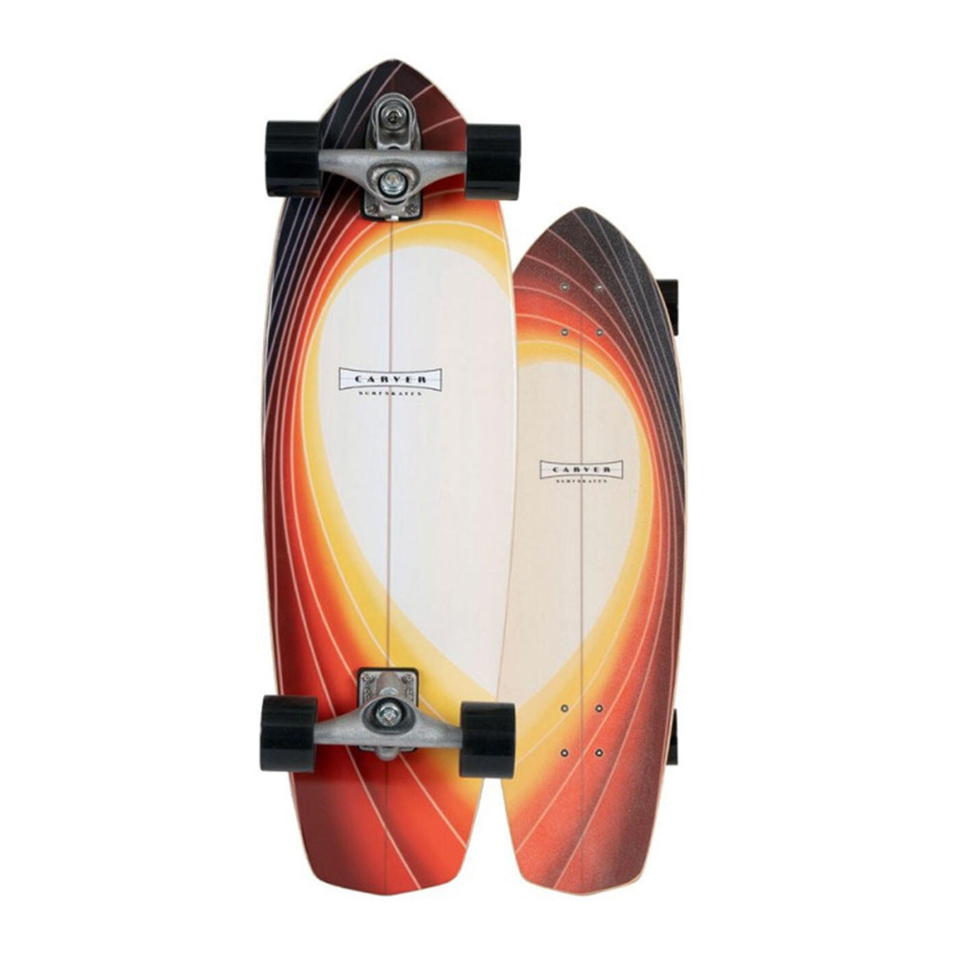Carver - Carver Surfskate C7 Glass Off 32'' - Skateboard Complet - Rouge - 40 M - Decathlon