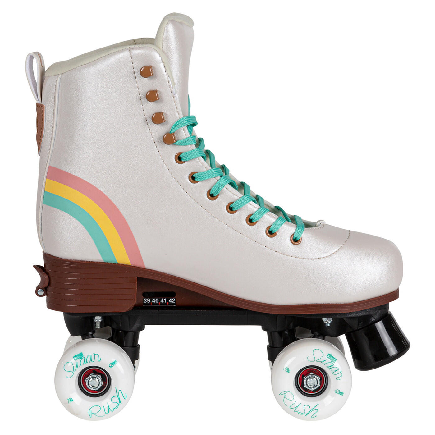 Chaya Roller Skates Bliss Vanilla, taille réglable pour enfants, roues 59mm/78A 6/7