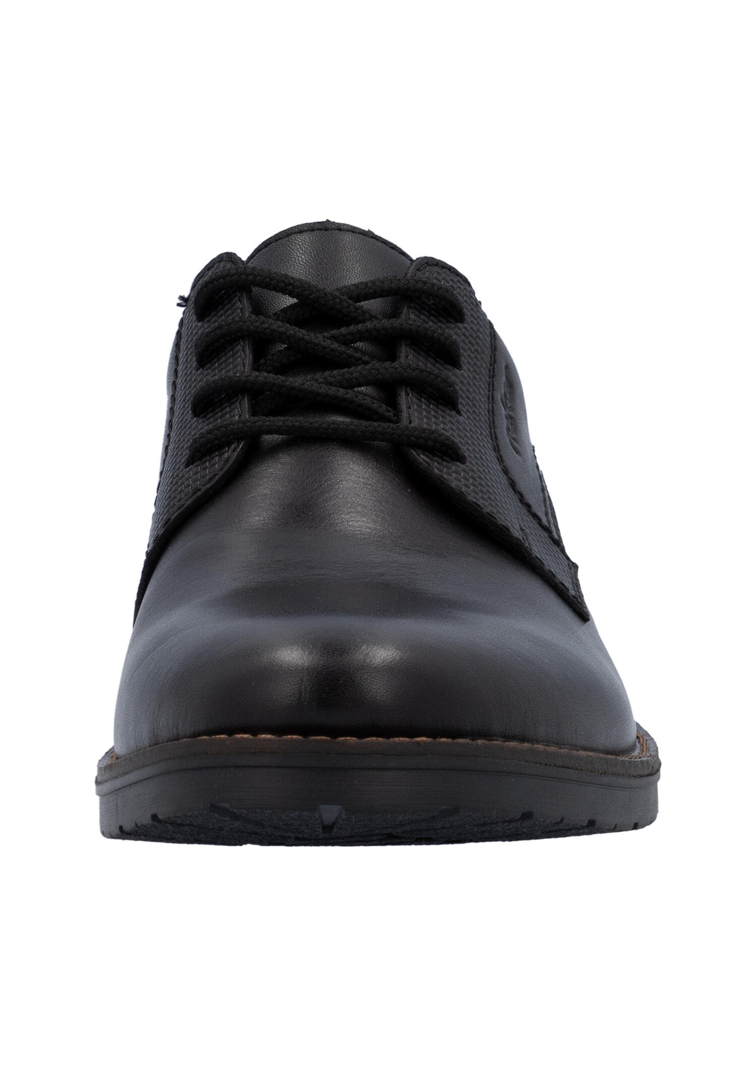 Rieker Herren Schnürschuhe Halbschuhe Leder Schuhe 14603-00 schwarz 5/7