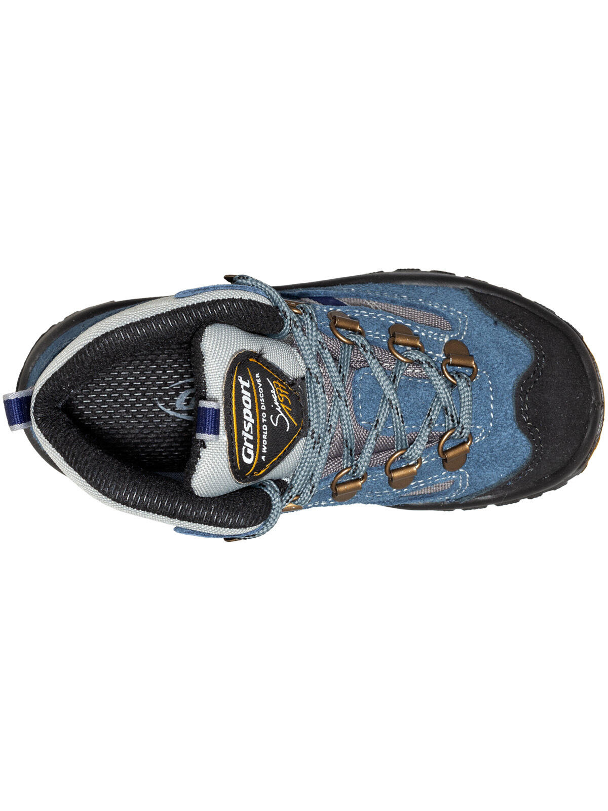 Grisport Schnürstiefel Gritex grau/dunkelblau Gr. 29 5/6