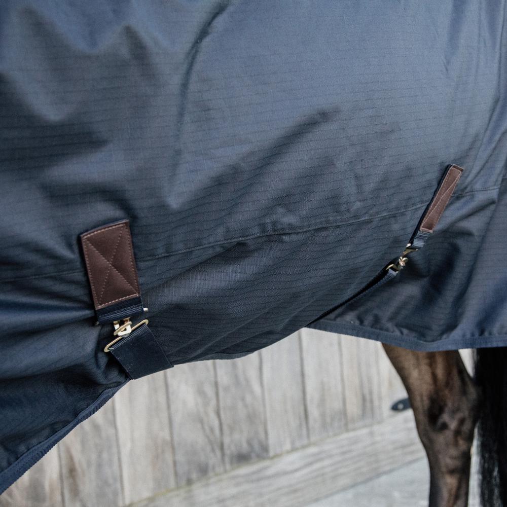 Kentucky Horsewear - Couverture D'Extérieur All Weather Imperméable Classic Navy 165-7'3 150 Gram - Couverture Cheval - Bleu - Decathlon