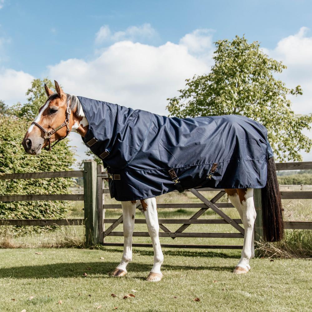 Coperta da esterno con copricollo in pile per cavalli Kentucky All Weather Quick 3/7