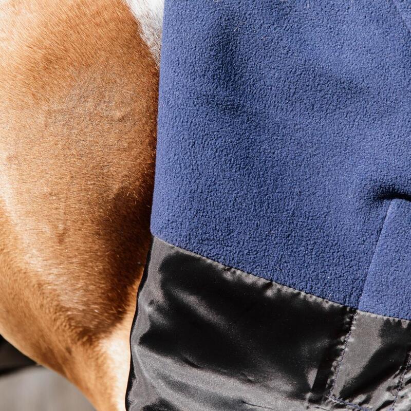 Kentucky Turnout Paardendeken All Weather Quick Dry Fleece With Neck Blauw -