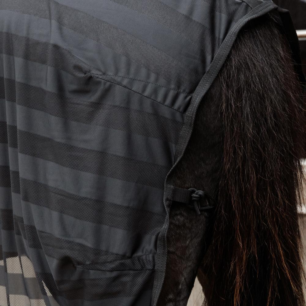 Sábana anti-moscas ligera para caballo con rayas Kentucky 3/4