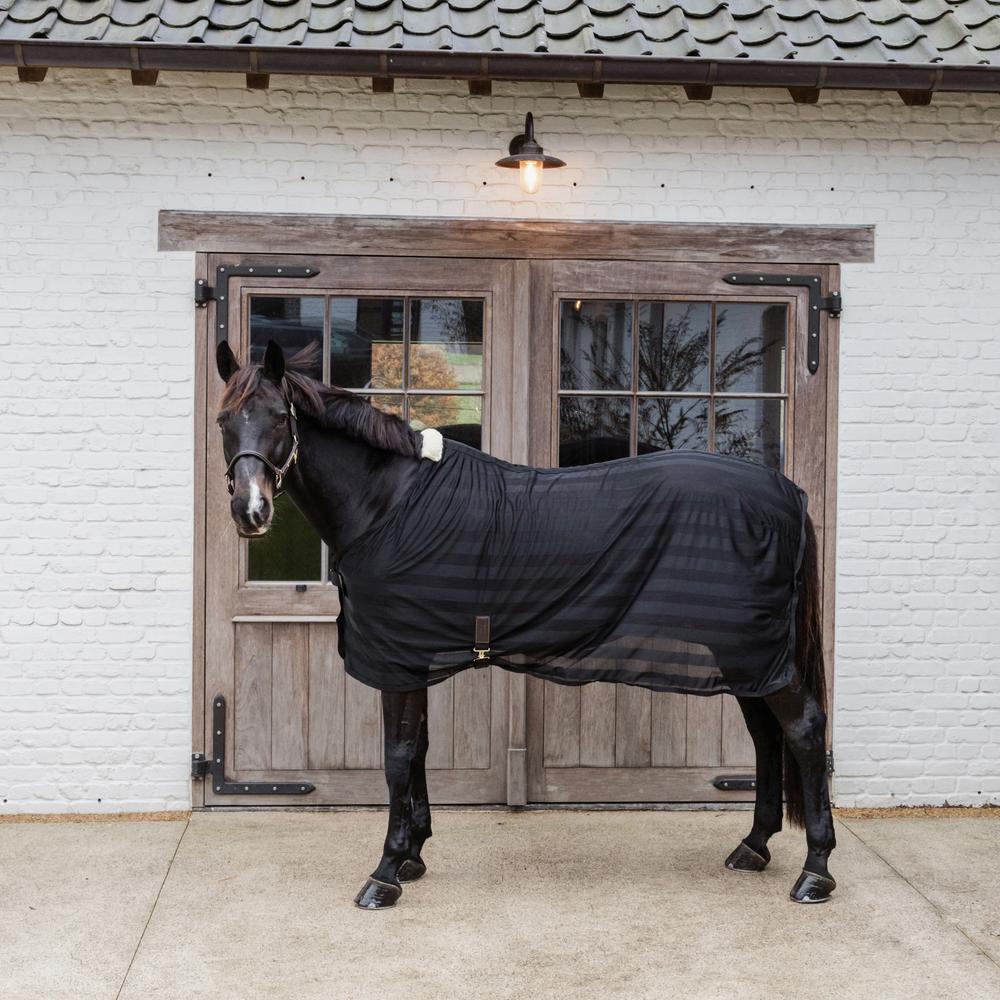Sábana anti-moscas ligera para caballo con rayas Kentucky 4/4