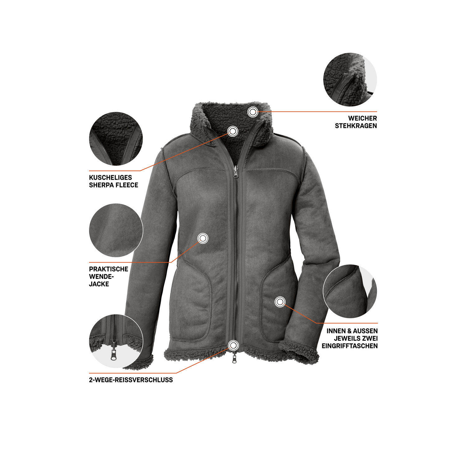 G.I.G.A. DX by Killtec Fleecejacke / Wendejacke für Damen 5/5
