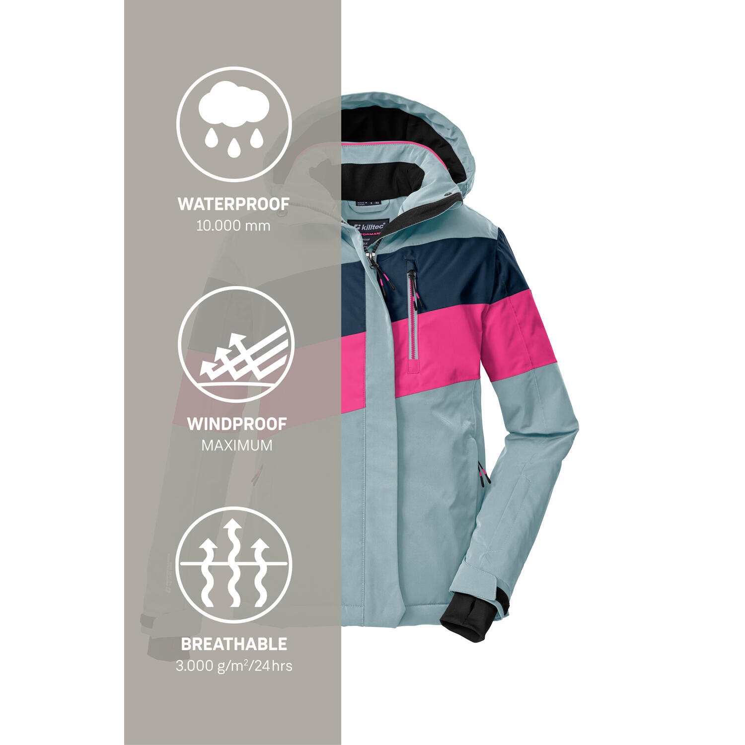Kinder Skijacke KSW 197 GRLS SKI JCKT 6/6