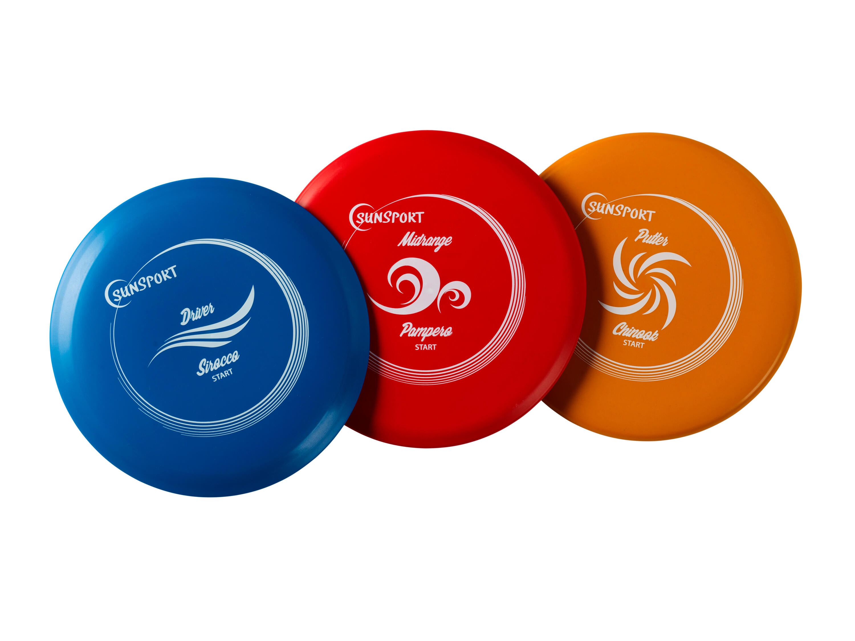 Sunsport Discgolf set START, Putter, Mid Range, Driver 2/4