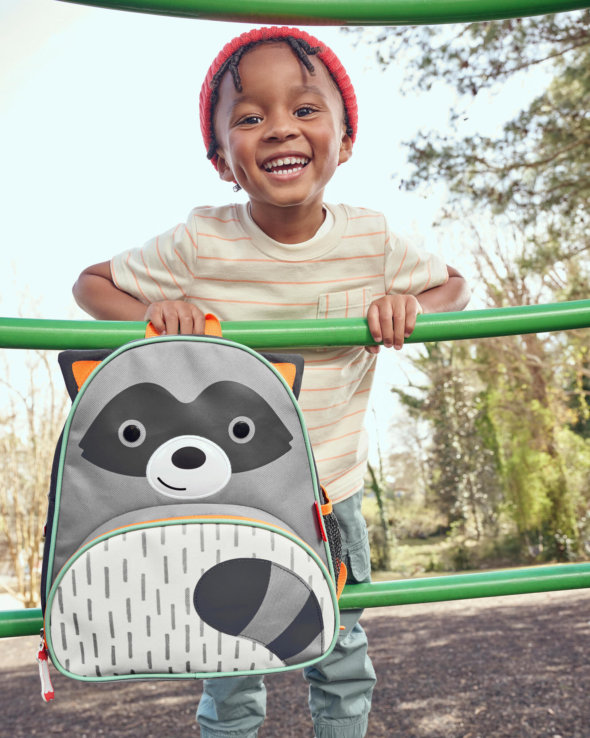 Kid Crew Racoon Skip Hop Zoo Little Kid Backpack - Raccoon