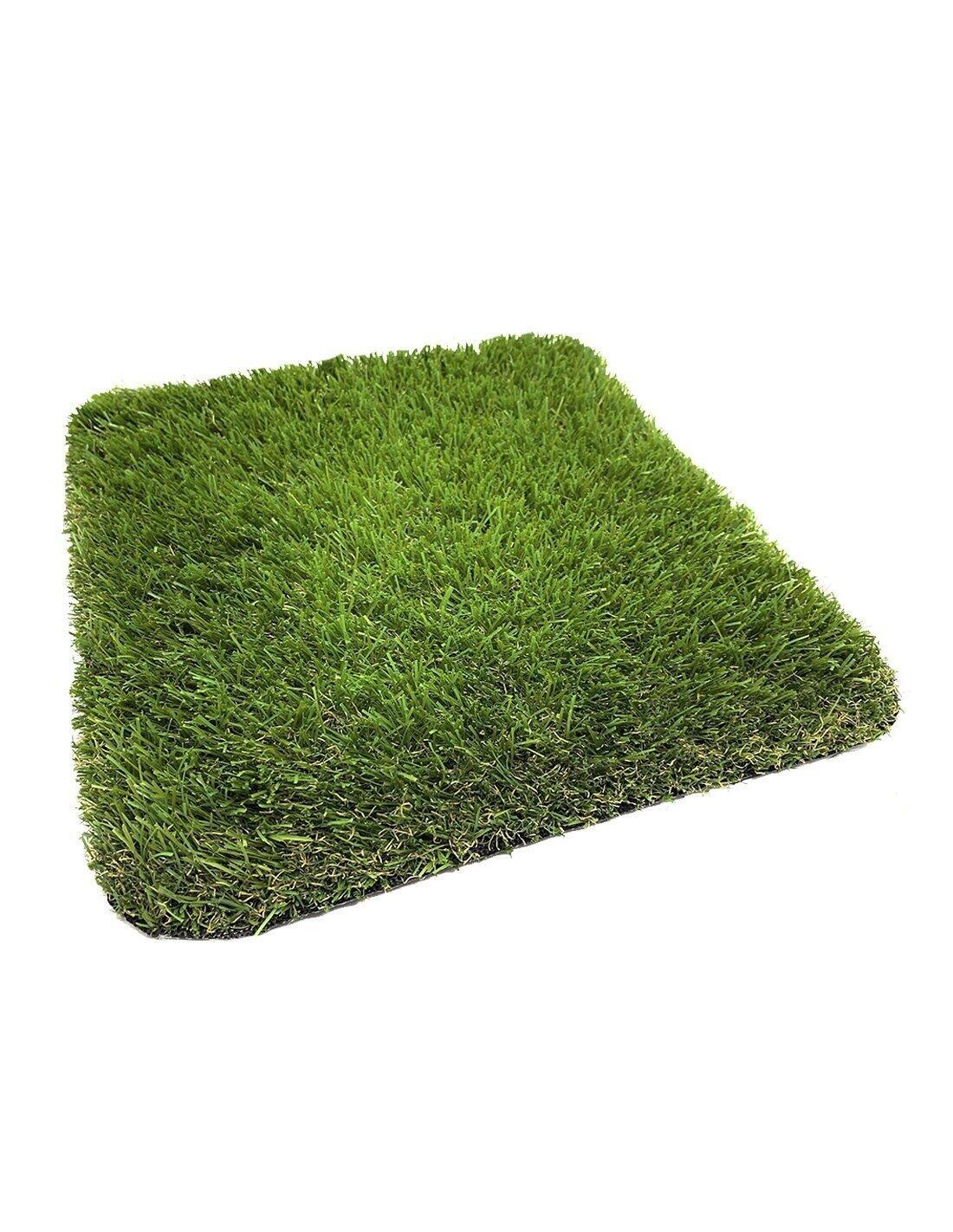 JARDIN202 Relva Artificial Cádiz 38mm | Tapete decorativo de grama artificial | 2m (L