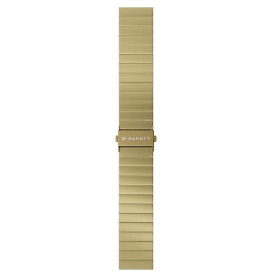 Pasek uniwersalny Garett stalowy złoty solid 20 mm