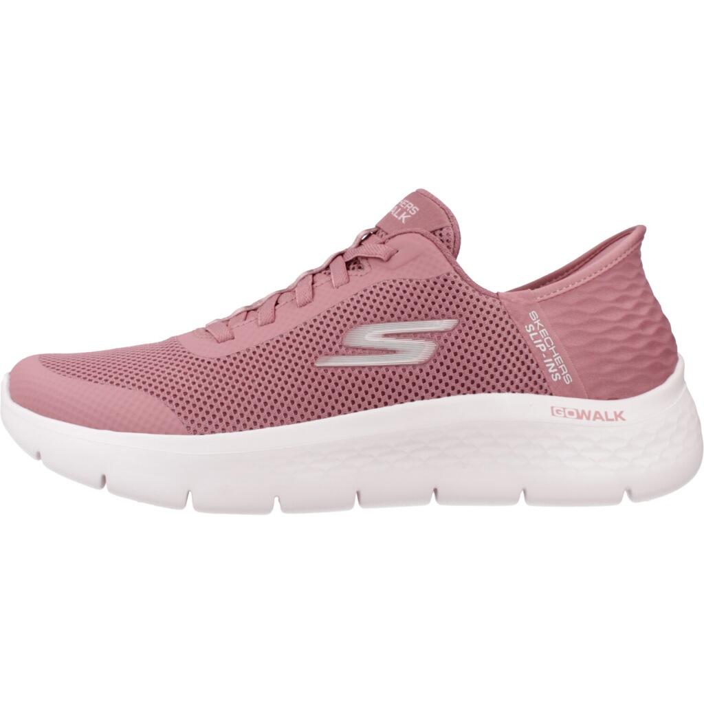 Baskets Skechers Modèle Go Walk Flex Grand Entry Couleur Rose 2/5