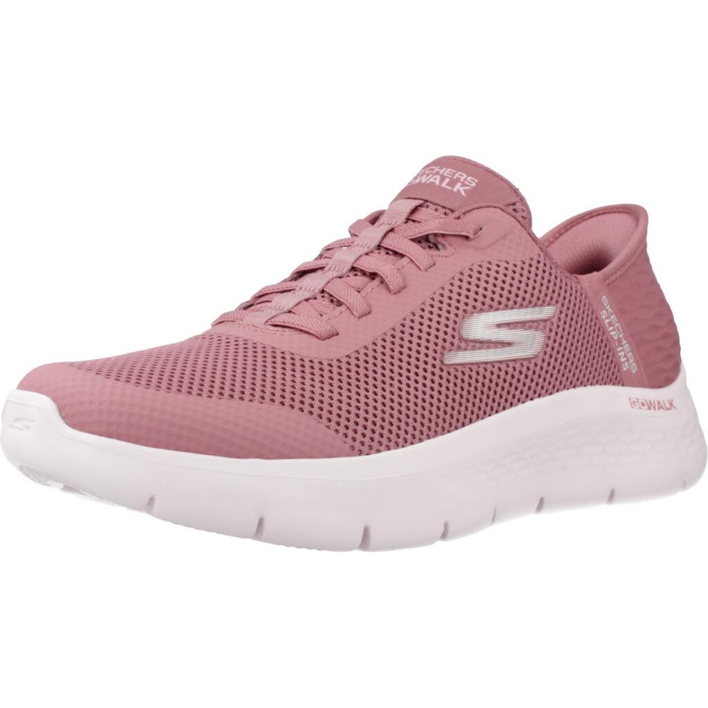 Skechers - Baskets Skechers Modèle Slip-ins Go Walk Flex Couleur Rose - Baskets - Rose - Decathlon