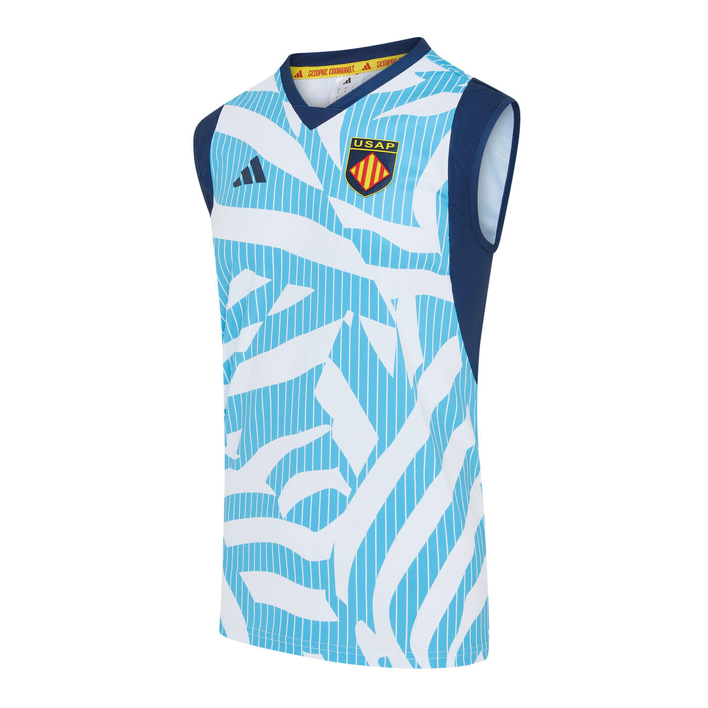 Usap Adidas Trainingstanktop Heim Himmelblau Und Weiß 4/4
