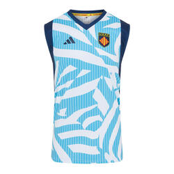 Débardeur d'entrainement Domicile USAP Adidas Singlet Bleu ciel et blanc
