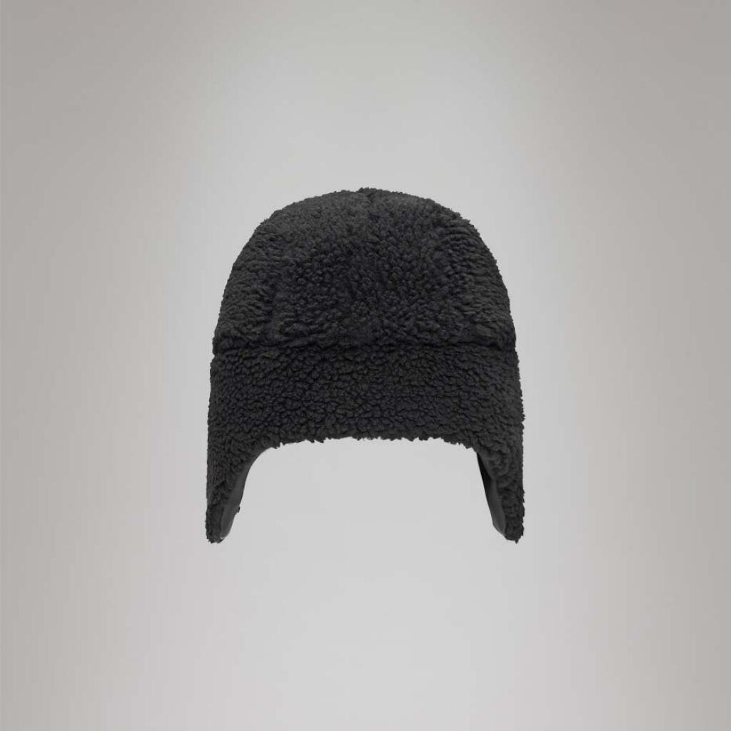 Cappello Rains Modello Fleece Trapper Hat W2t3 Colore Nero 2/5