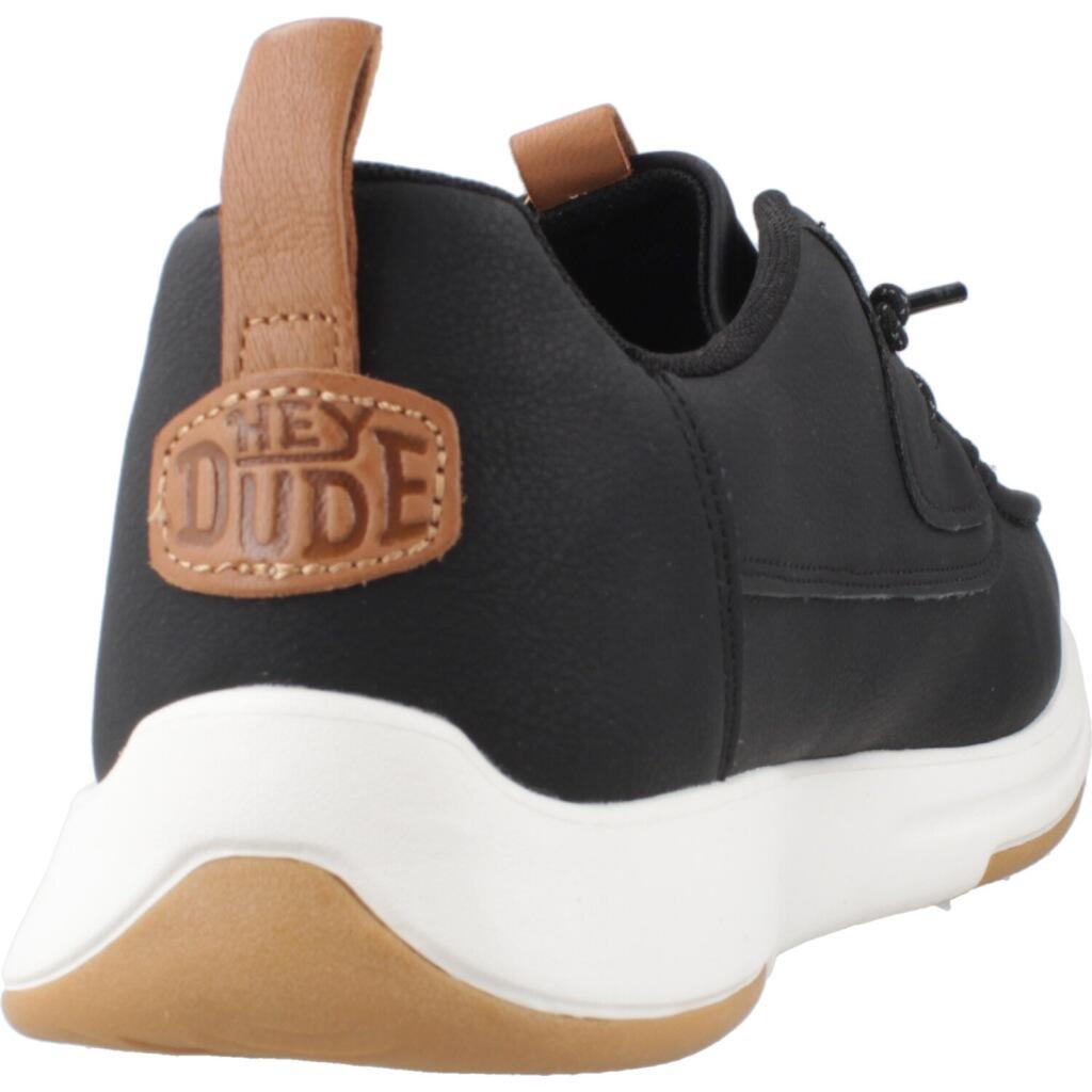 Sneakers Hey Dude Model Wally Drift Classic Kleur Zwart 3/5