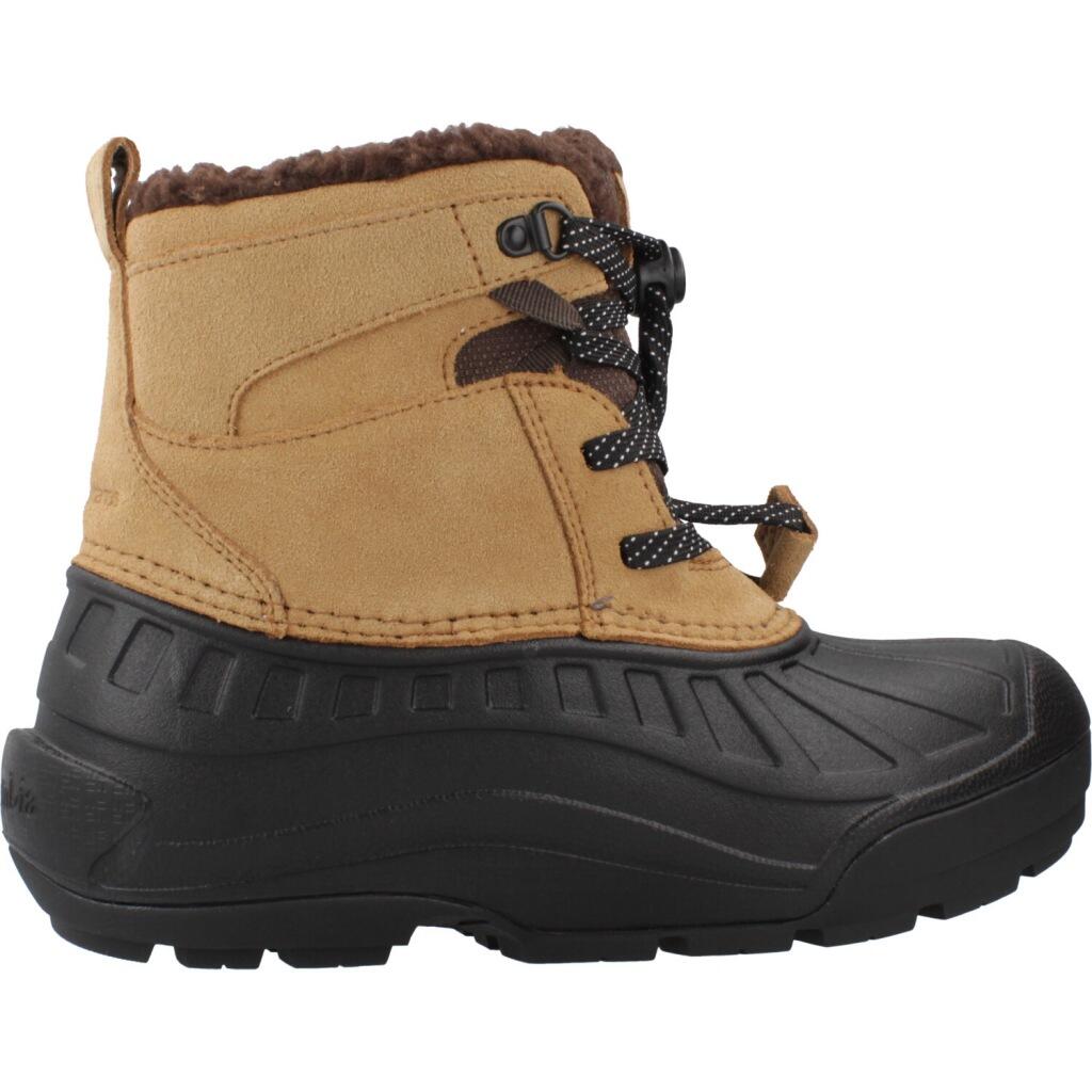 Bottes Columbia Modèle Youth Powderbug Alpine Wa Couleur Brun Clair 4/5