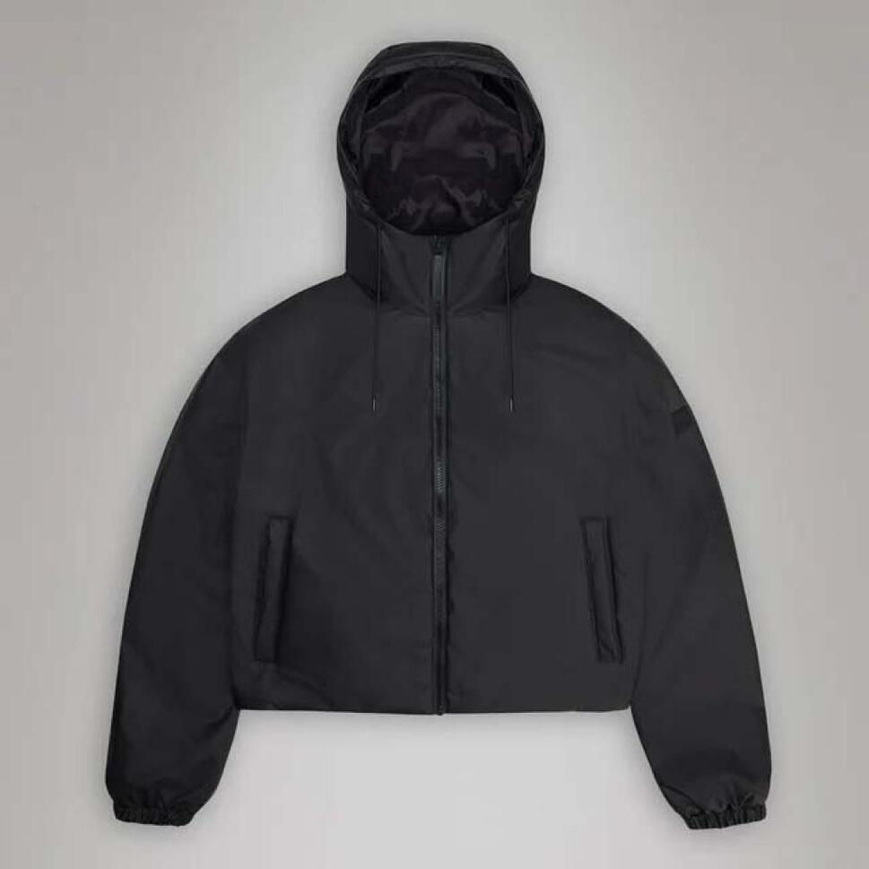 Kurtka RAINS LOHJA SHORT INSULATED JACKET Czarny