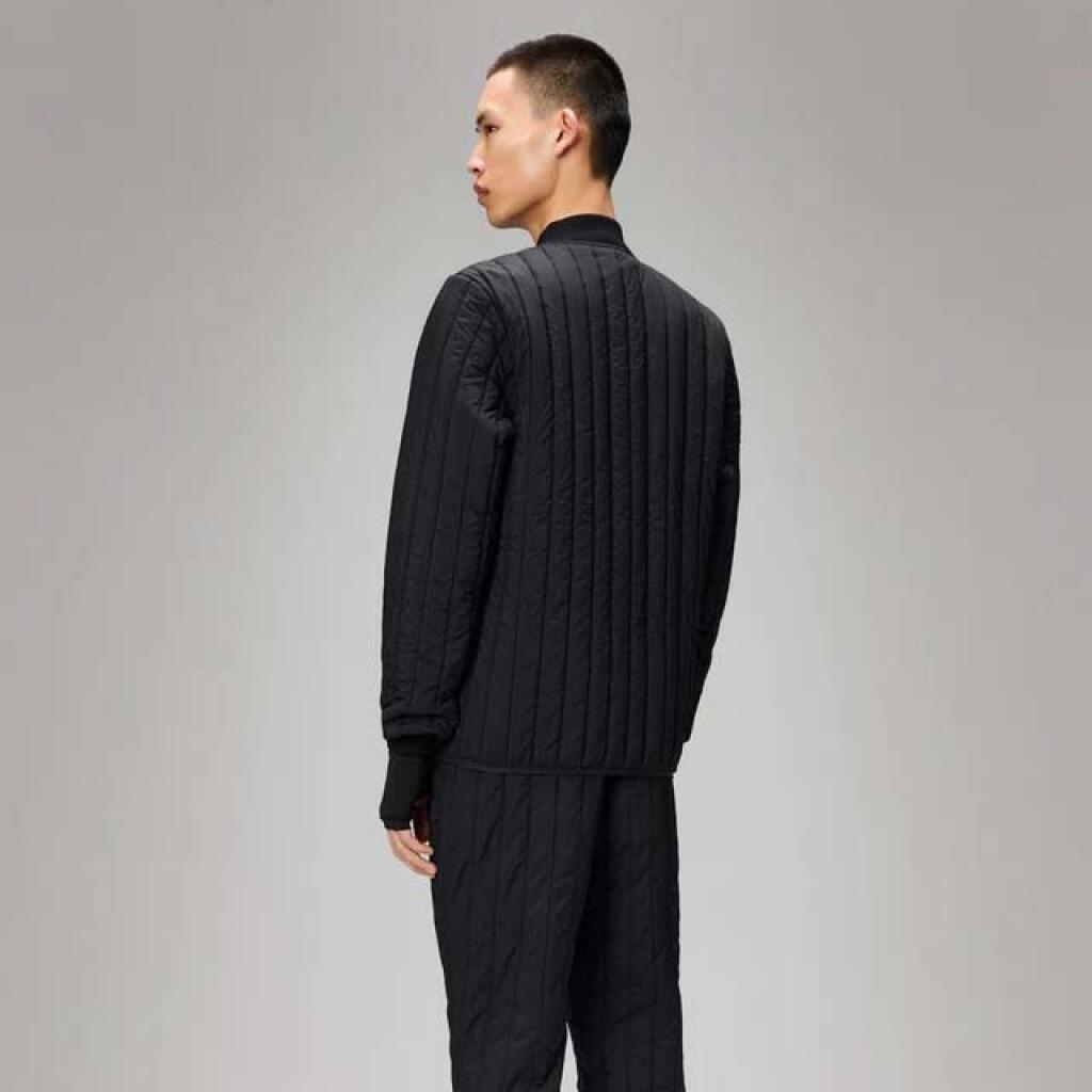 Giacca Rains Modello Banja Liner Bomber Jacjet T1 Colore Nero 3/5