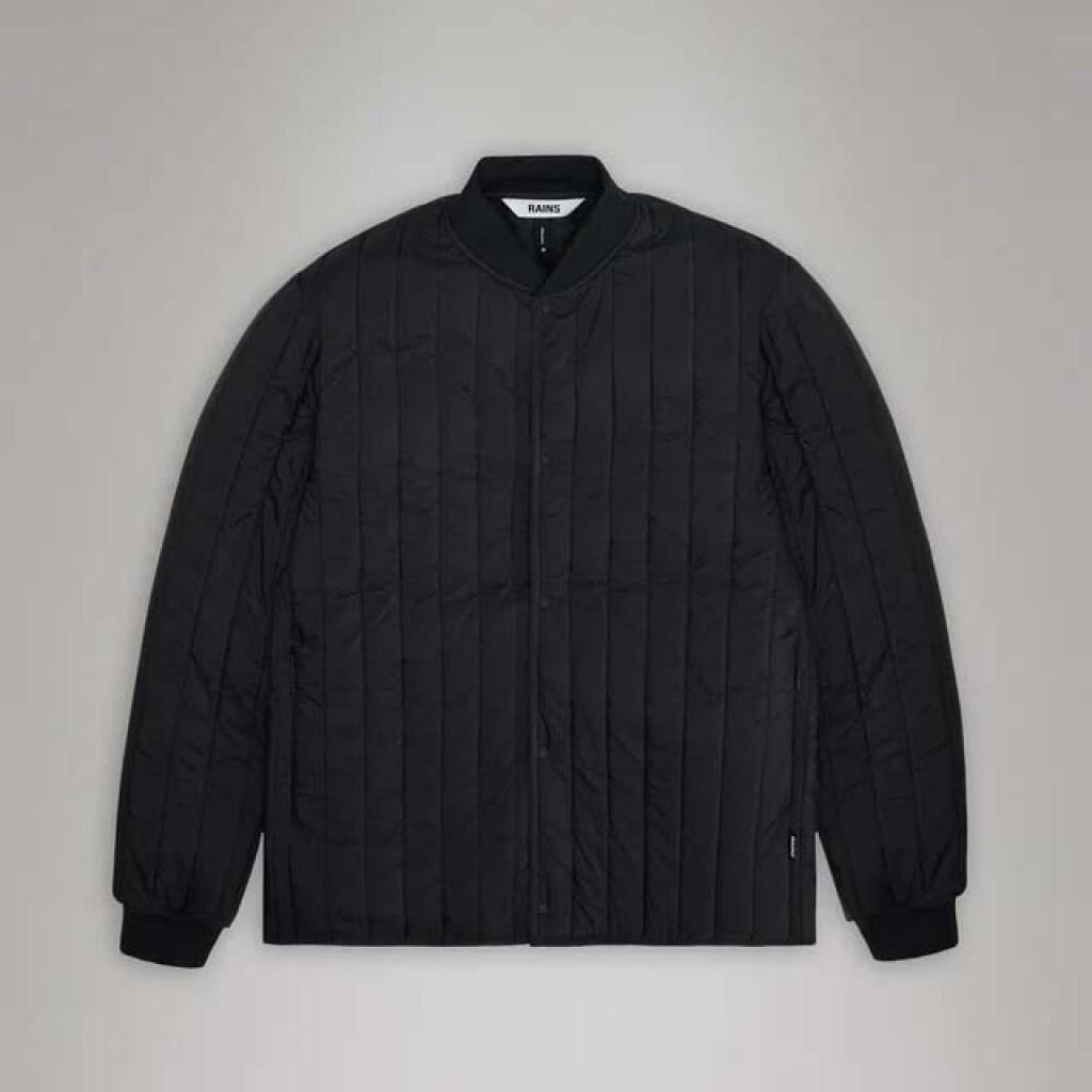 Giacca Rains Modello Banja Liner Bomber Jacjet T1 Colore Nero 2/5