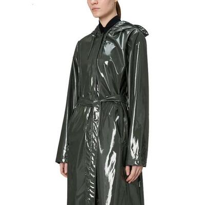 Jack rains model a line longer w jacket w3 kleur groen