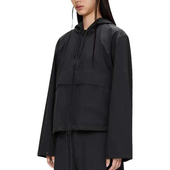 Giacca Rains Modello Suva Hardshell Short String Colore Nero