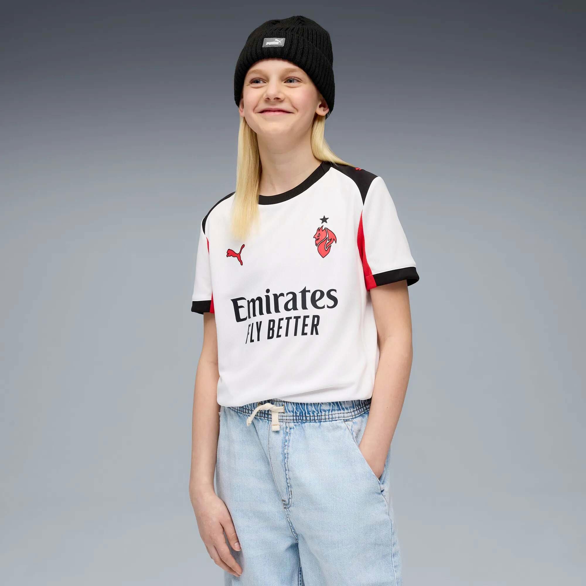 Réplica De La Camiseta Puma Acm De Visitante Para Niños NIño 2/5