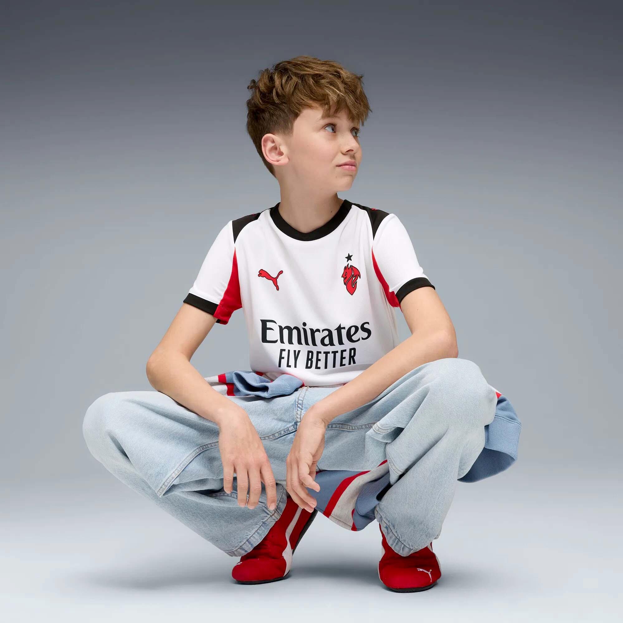 Réplica De La Camiseta Puma Acm De Visitante Para Niños NIño 4/5