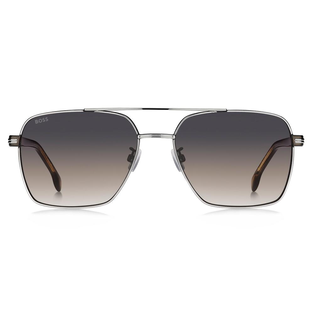 Lunettes de Soleil Hugo Boss 1846/G/S 8OQ en Métal Homme 58 mm 2/3