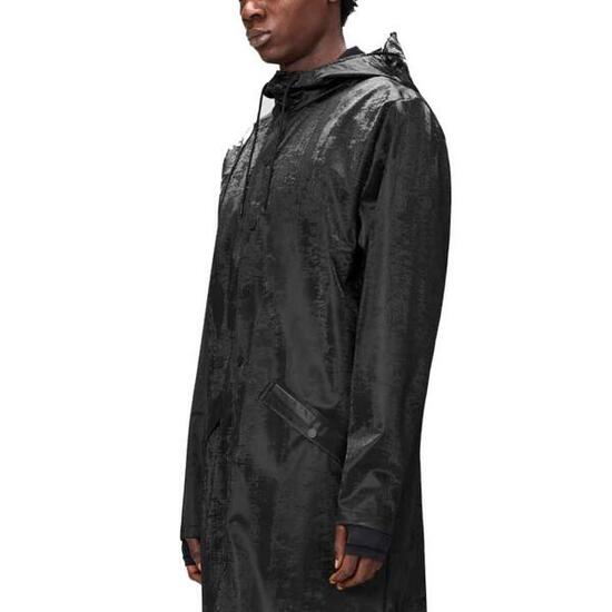 Kurtka RAINS LONG JACKET W3 Czarny