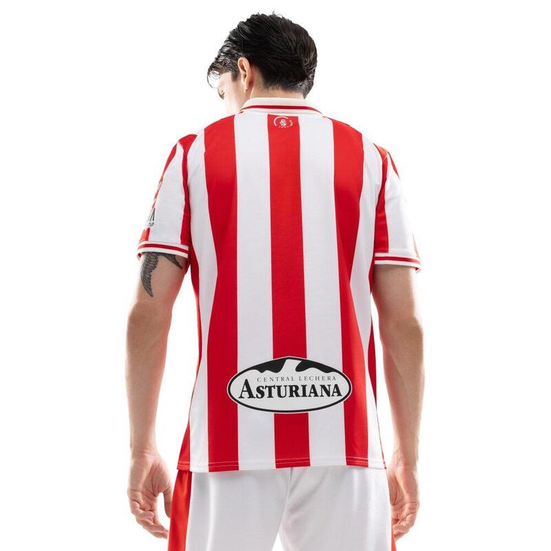 Oficial real sporting de gijón adult puma jersey Real Sporting de Gijón 2025-2