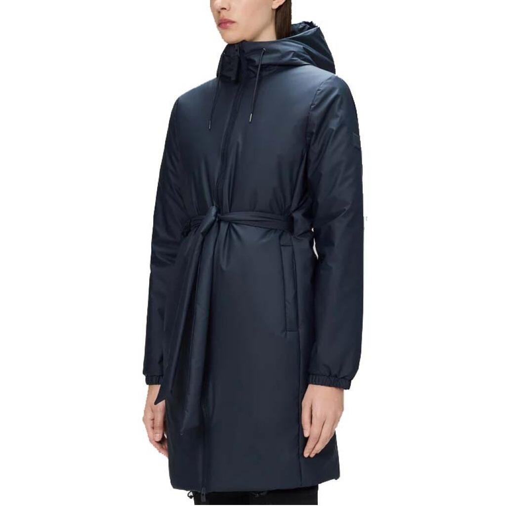RAINS Jaqueta Rains Modelo Lohja Long Insulated Curve J Cor Azul