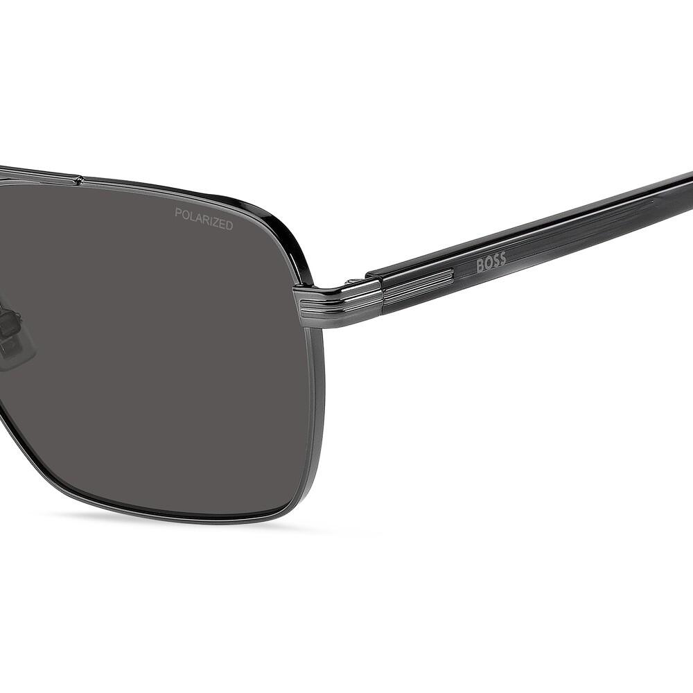 Occhiali da Sole Hugo Boss 1846/G/S V81 Polarizzati in Metallo Uomo 58 mm 3/3