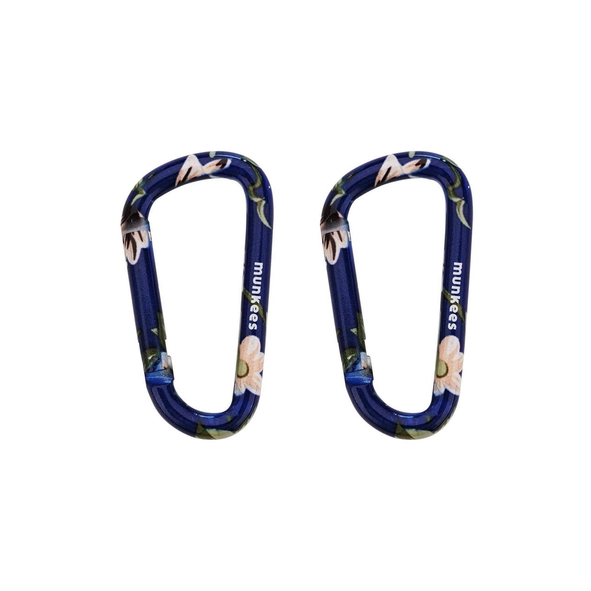 MUNKEES Karabina Flower Blue S 2 Kusy