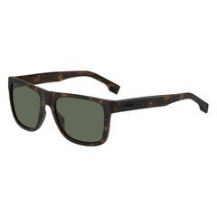 Lunettes De Soleil Hugo Boss 1647/S 1ED (Z8) - Verres Verts/Gris Haute Contraste - Neuf Avec Étiquettes