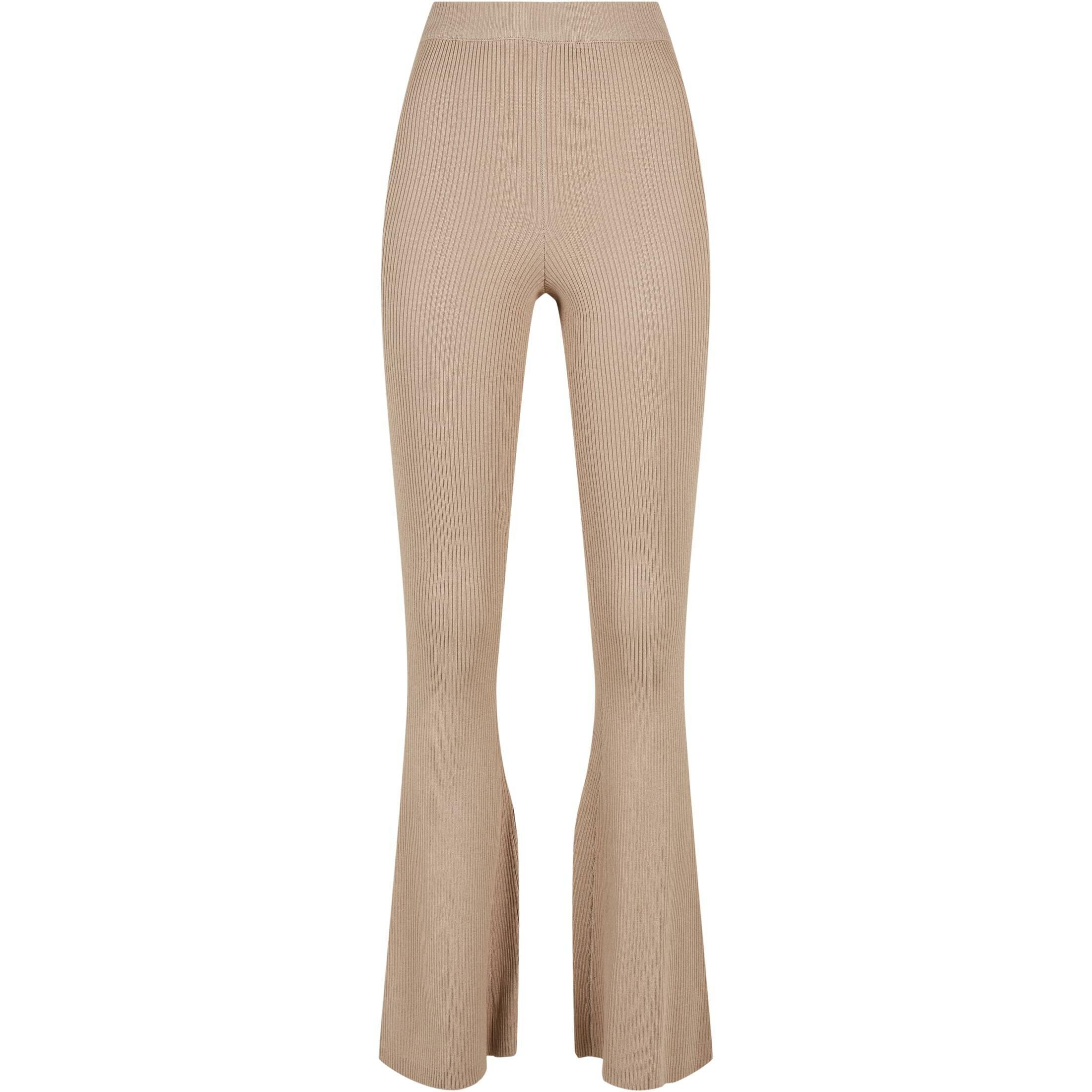 URBAN CLASSICS Leggings da donna Urban Classics Rib Knit Bootcut