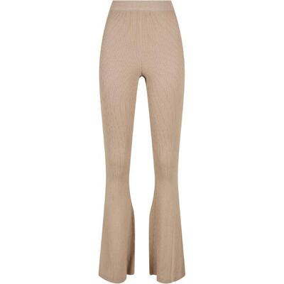 Dames legging urban classics rib knit bootcut gt