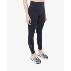 Leggings de fitness synthétiques bleu marine pour femme