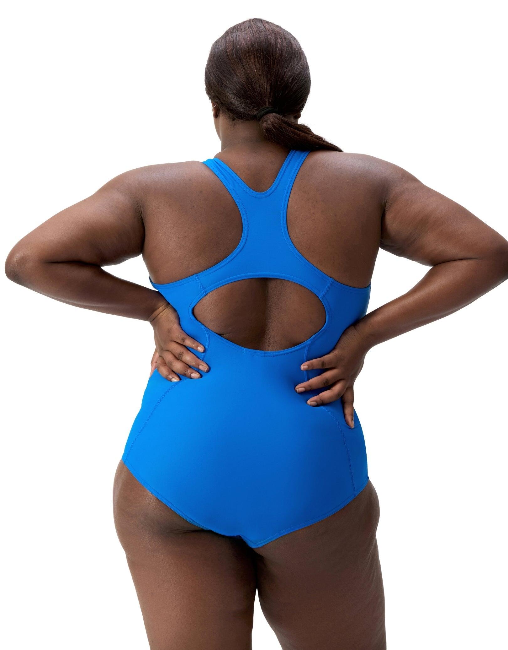 Speedo Corrigerend Badpak Eco Enduraflex Placement Medalist +size Blauw 2/5