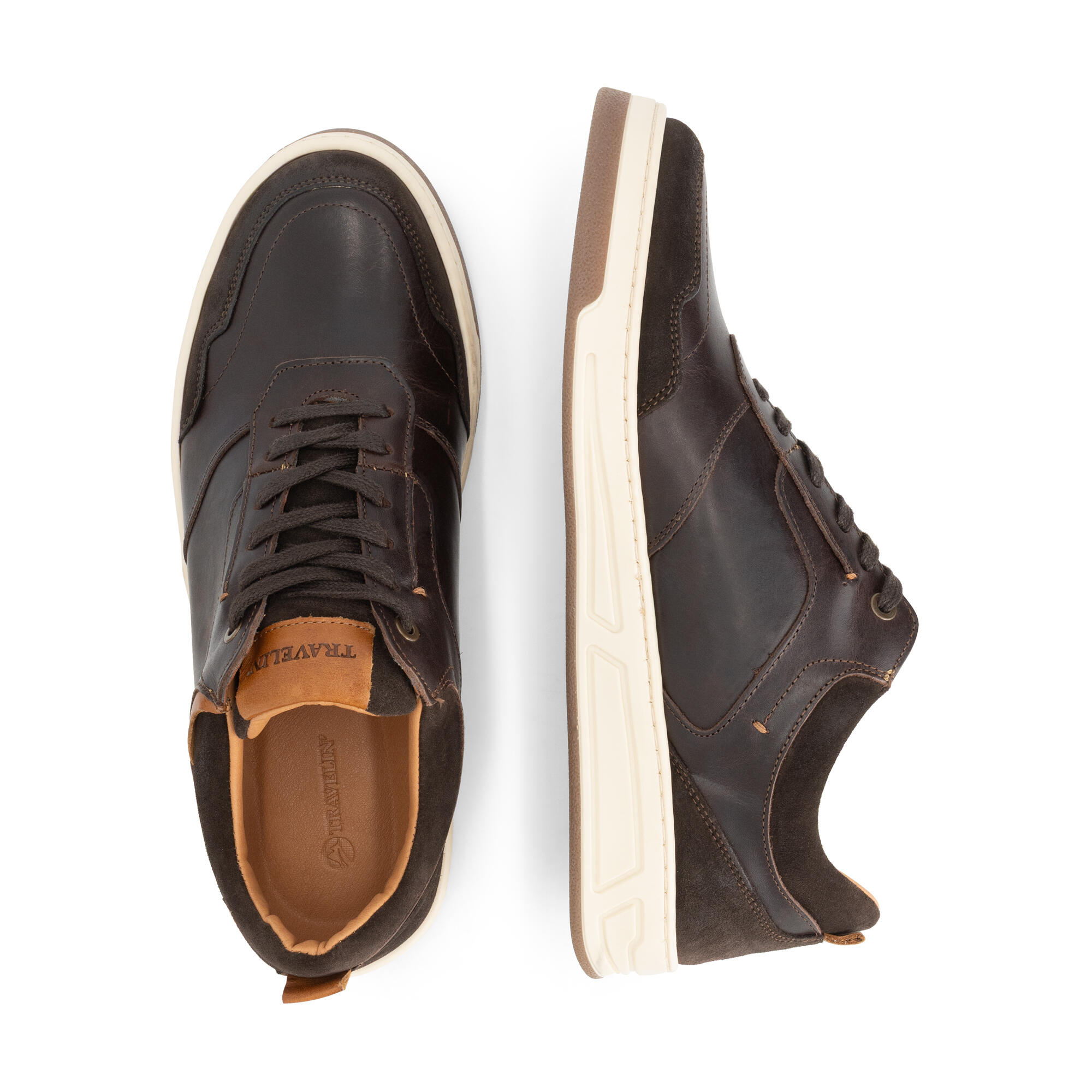 Darley Men - Baskets - Cuir - Marron foncé 4/5