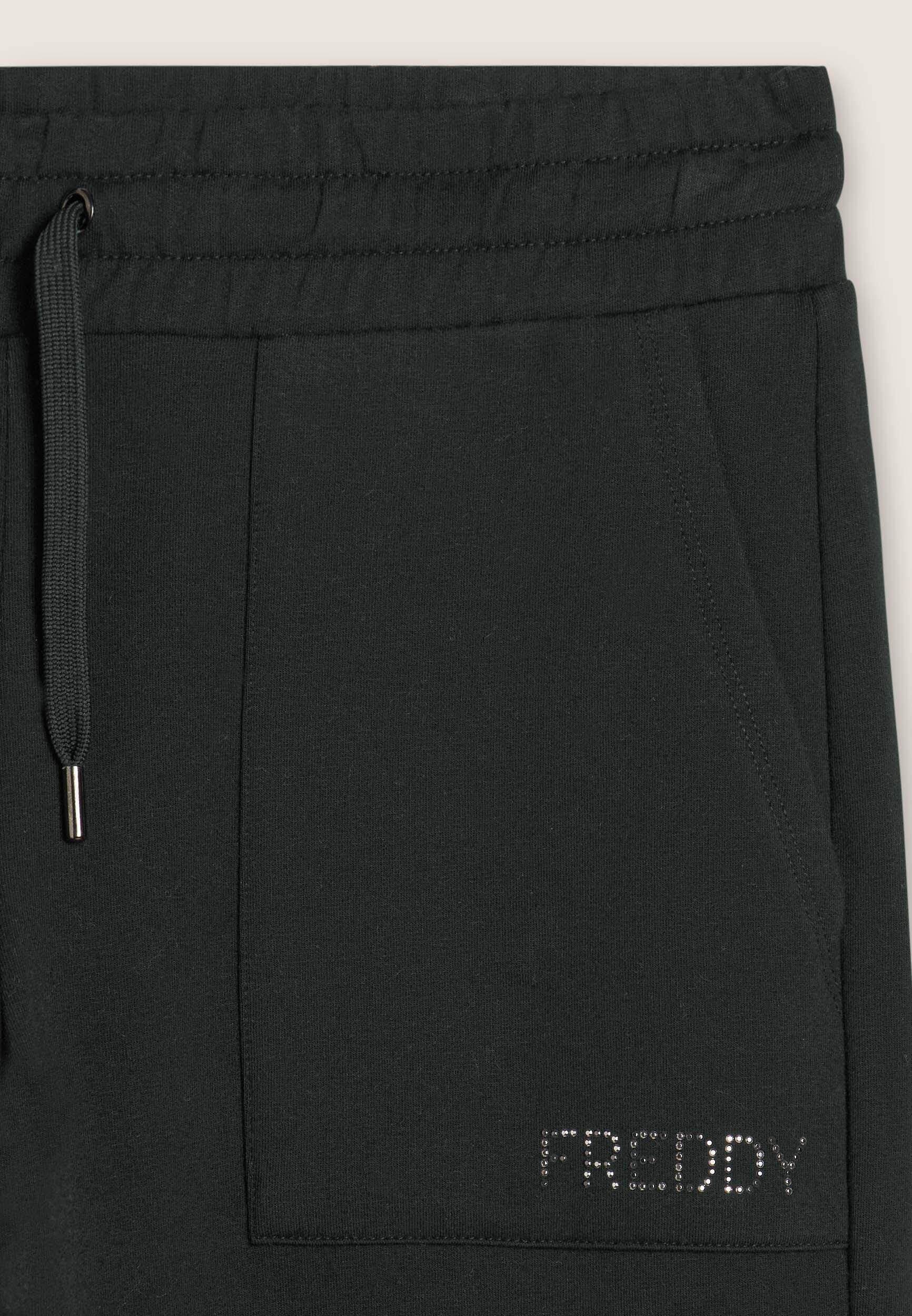 Pantaloni con fondo elasticizzato e tasche applicate 3/3