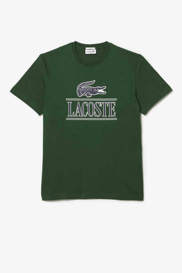 Lacoste Camiseta Regular Fit Verde Hombre